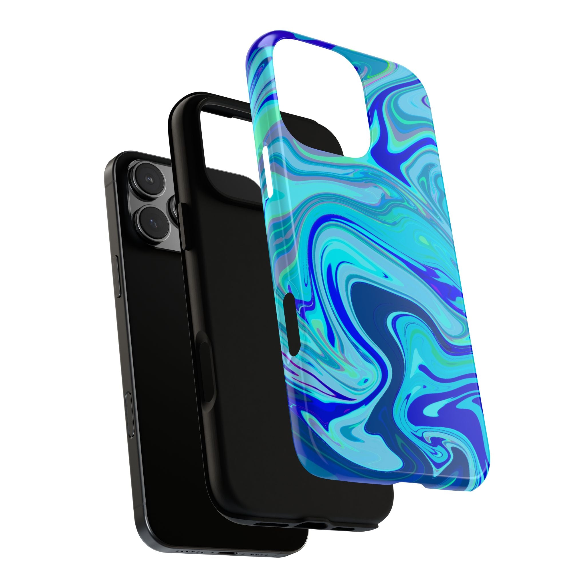 Blue Marble Swirl Phone Case | Tough Phone Case