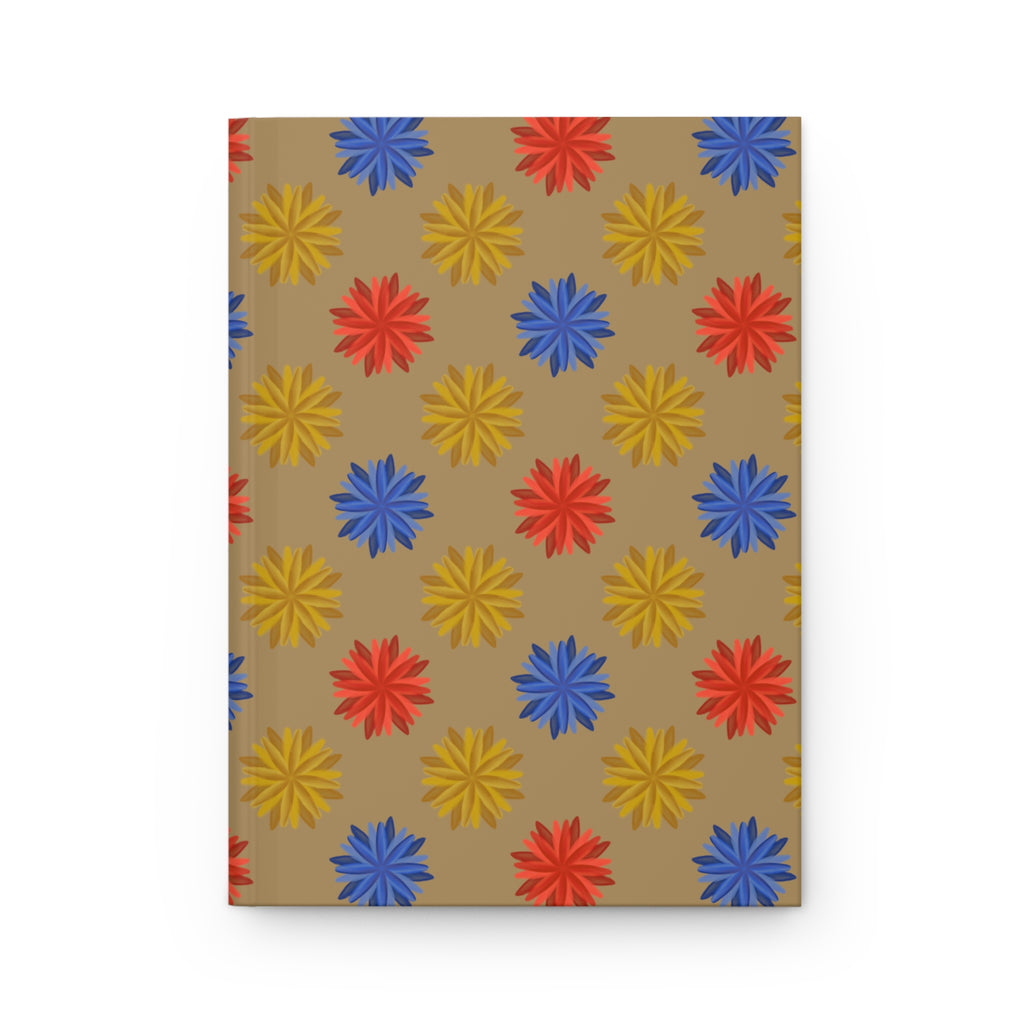 Decorative Hardcover Journal — Retro Floral Pattern Notebook for Note-Taking, Planning & Gifts