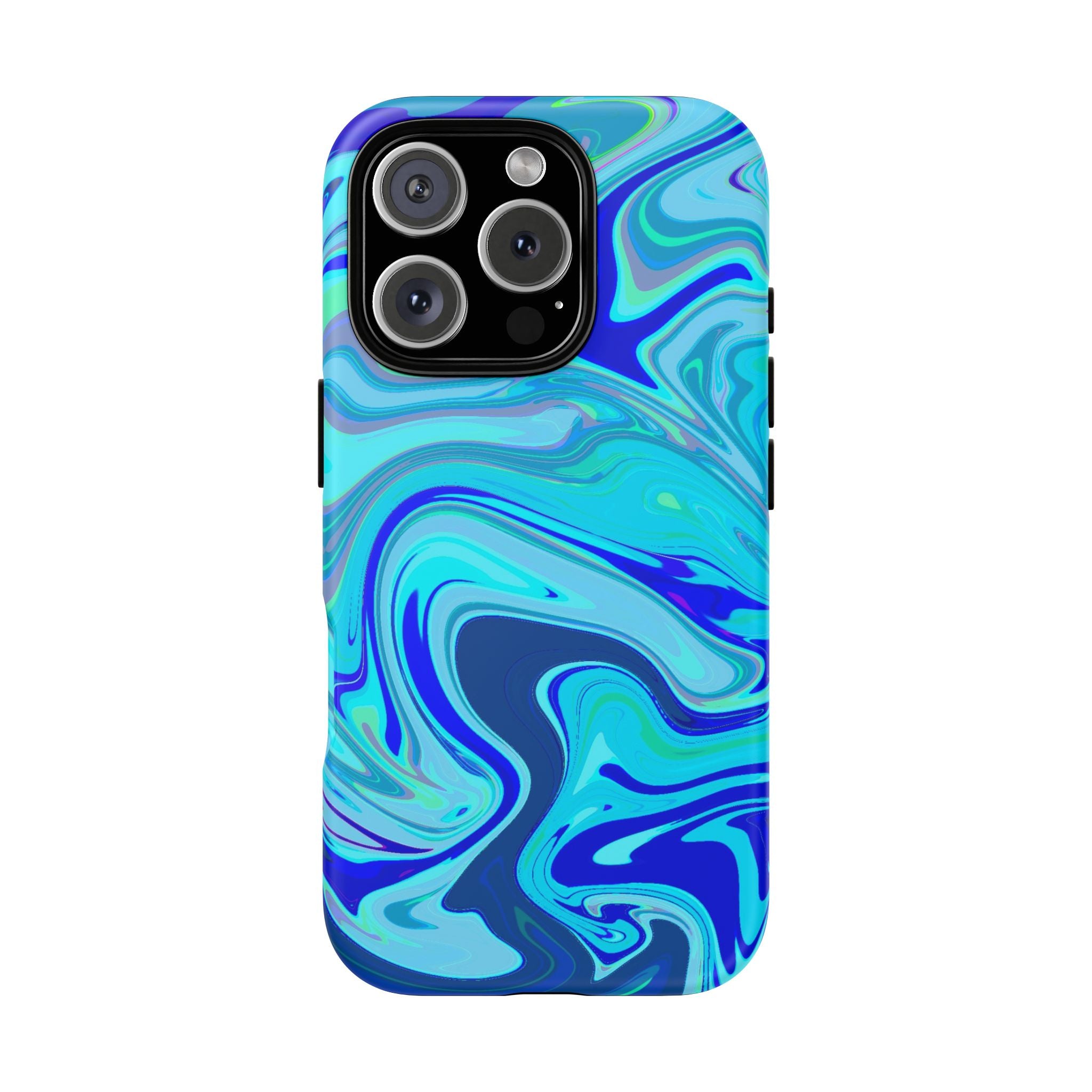 Blue Marble Swirl Phone Case | Tough Phone Case