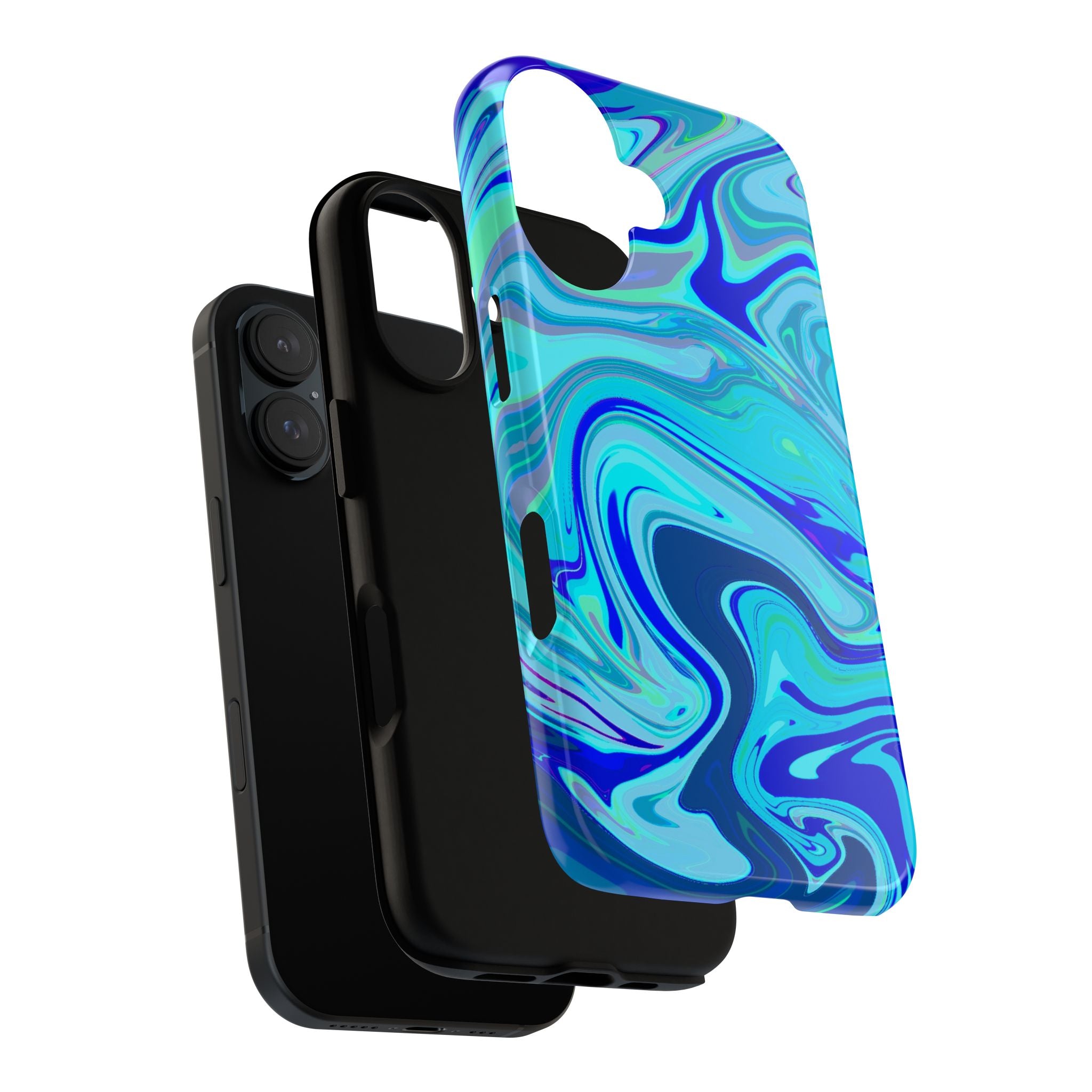 Blue Marble Swirl Phone Case | Tough Phone Case