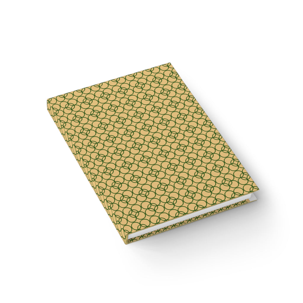 Elegant Green Trellis Ruled Journal — Lined Notebook for Notes & Planning