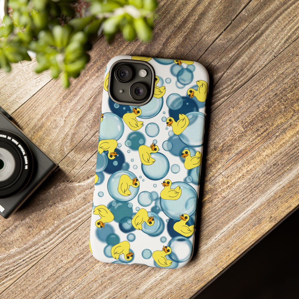 Rubber Duck Bubble Bath Phone Case