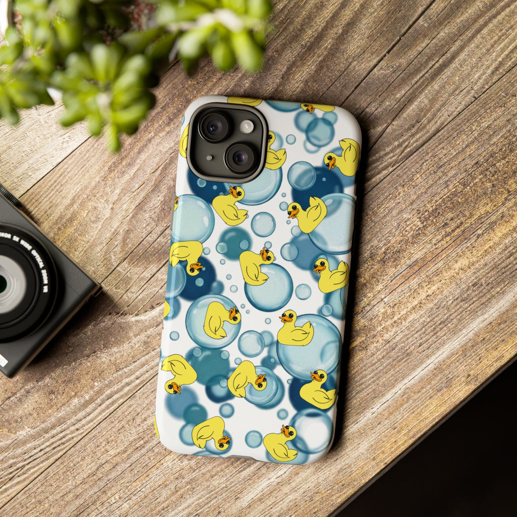 Rubber Duck Bubble Bath Phone Case