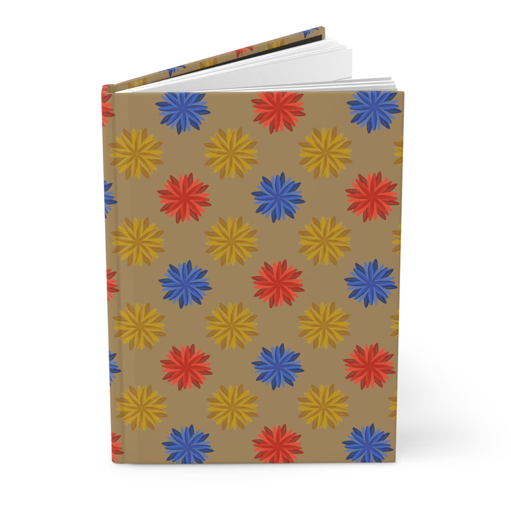 Decorative Hardcover Journal — Retro Floral Pattern Notebook for Note-Taking, Planning & Gifts