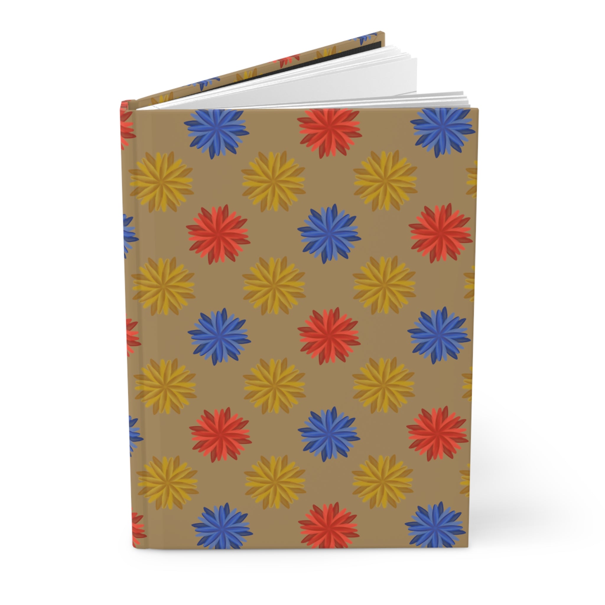 Decorative Hardcover Journal — Retro Floral Pattern Notebook for Note-Taking, Planning & Gifts
