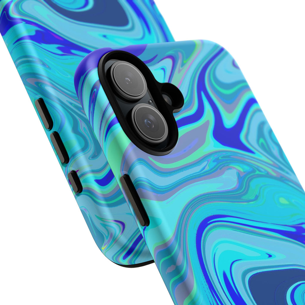 Blue Marble Swirl Phone Case | Tough Phone Case