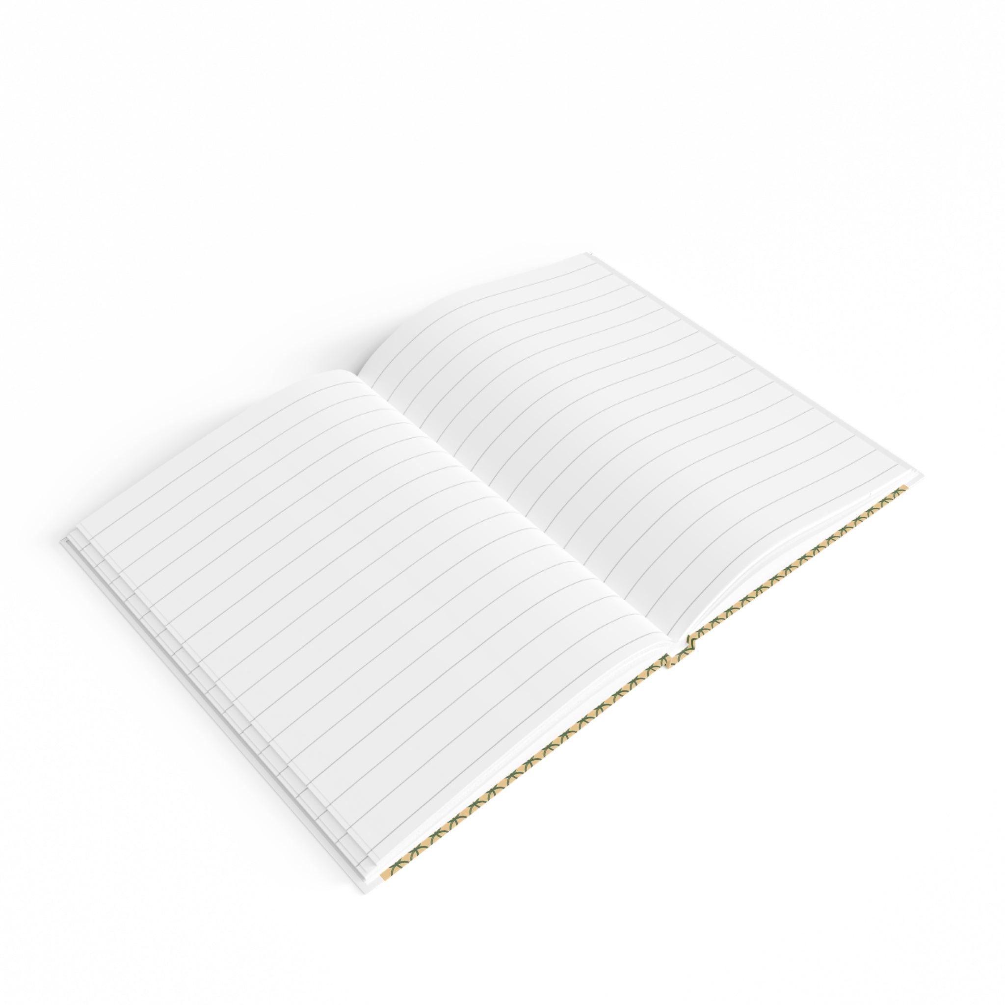 Elegant Green Trellis Ruled Journal — Lined Notebook for Notes & Planning