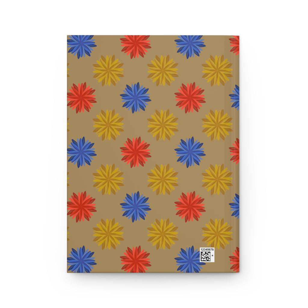 Decorative Hardcover Journal — Retro Floral Pattern Notebook for Note-Taking, Planning & Gifts