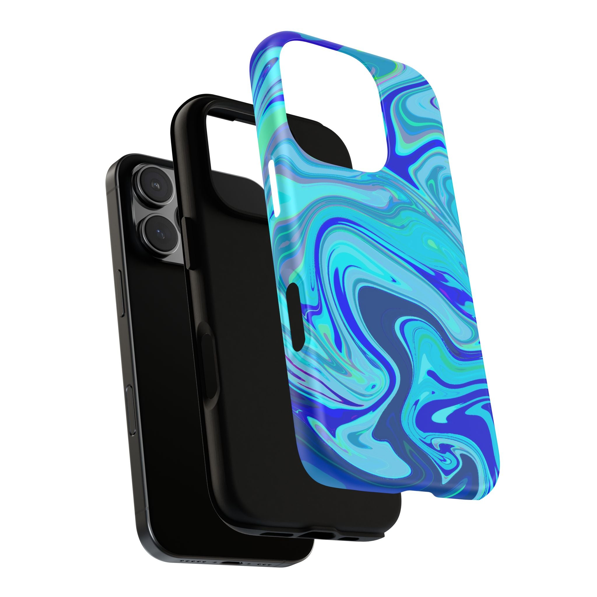 Blue Marble Swirl Phone Case | Tough Phone Case