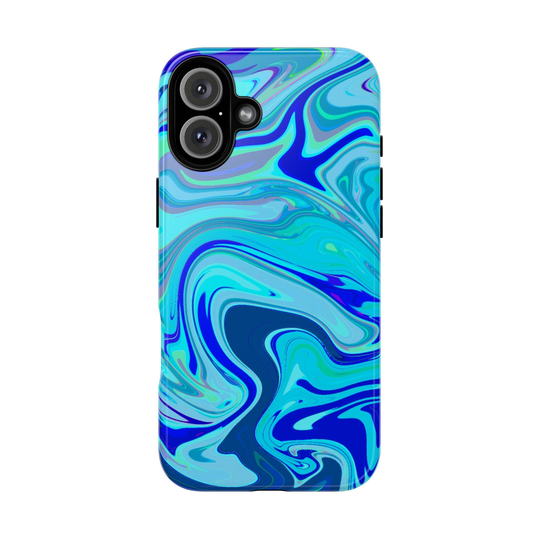 Blue Marble Swirl Phone Case | Tough Phone Case