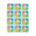 Donut Pattern Velveteen Plush Blanket — Colorful Sprinkles Throw for Cozy Home & Gifts