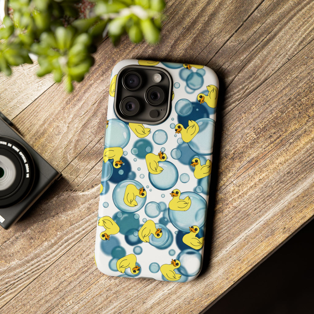 Rubber Duck Bubble Bath Phone Case