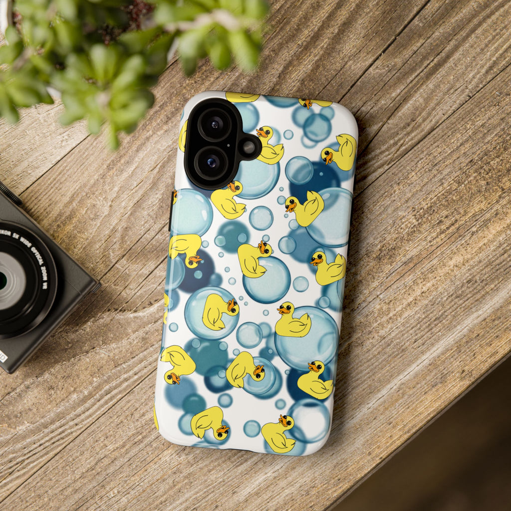Rubber Duck Bubble Bath Phone Case