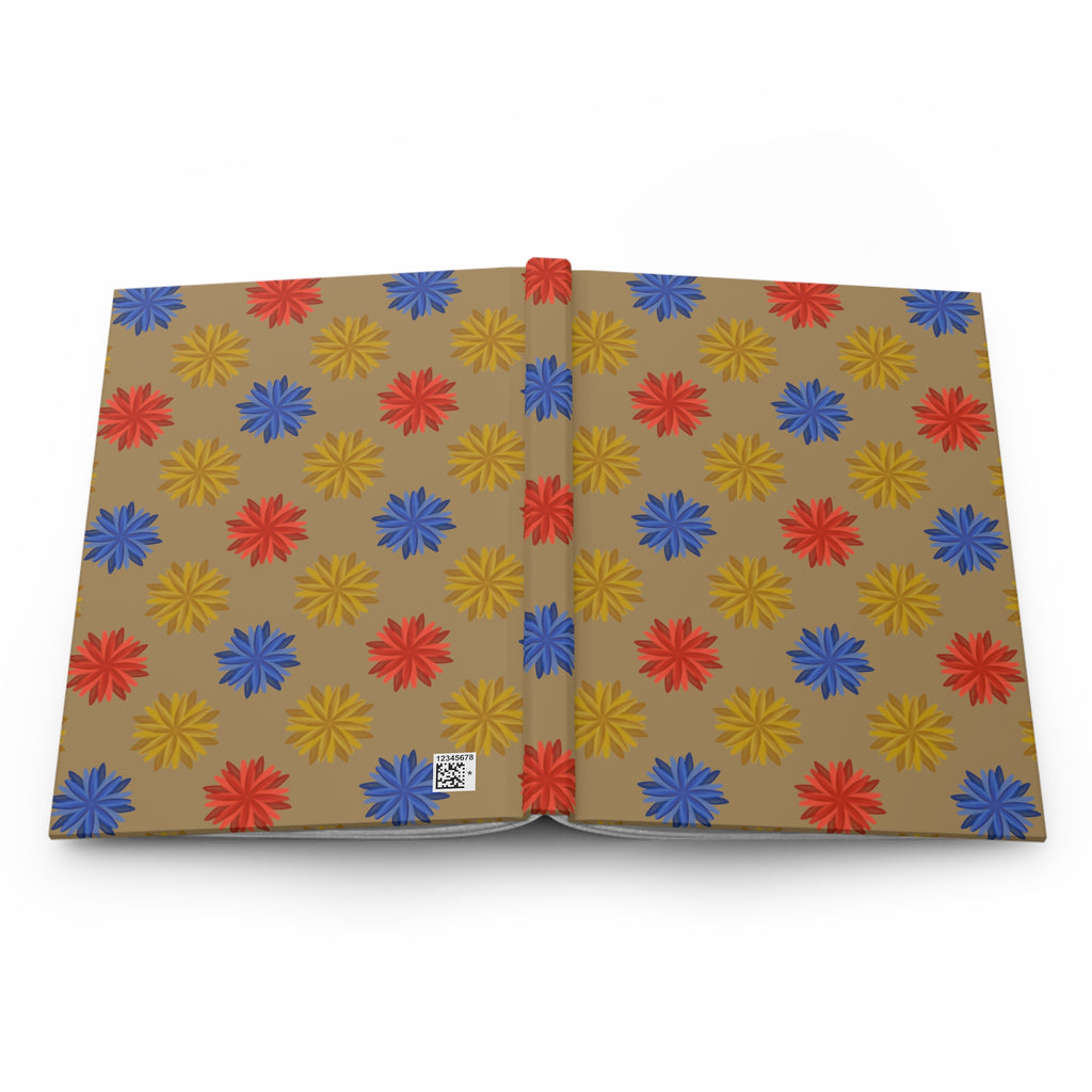 Decorative Hardcover Journal — Retro Floral Pattern Notebook for Note-Taking, Planning & Gifts