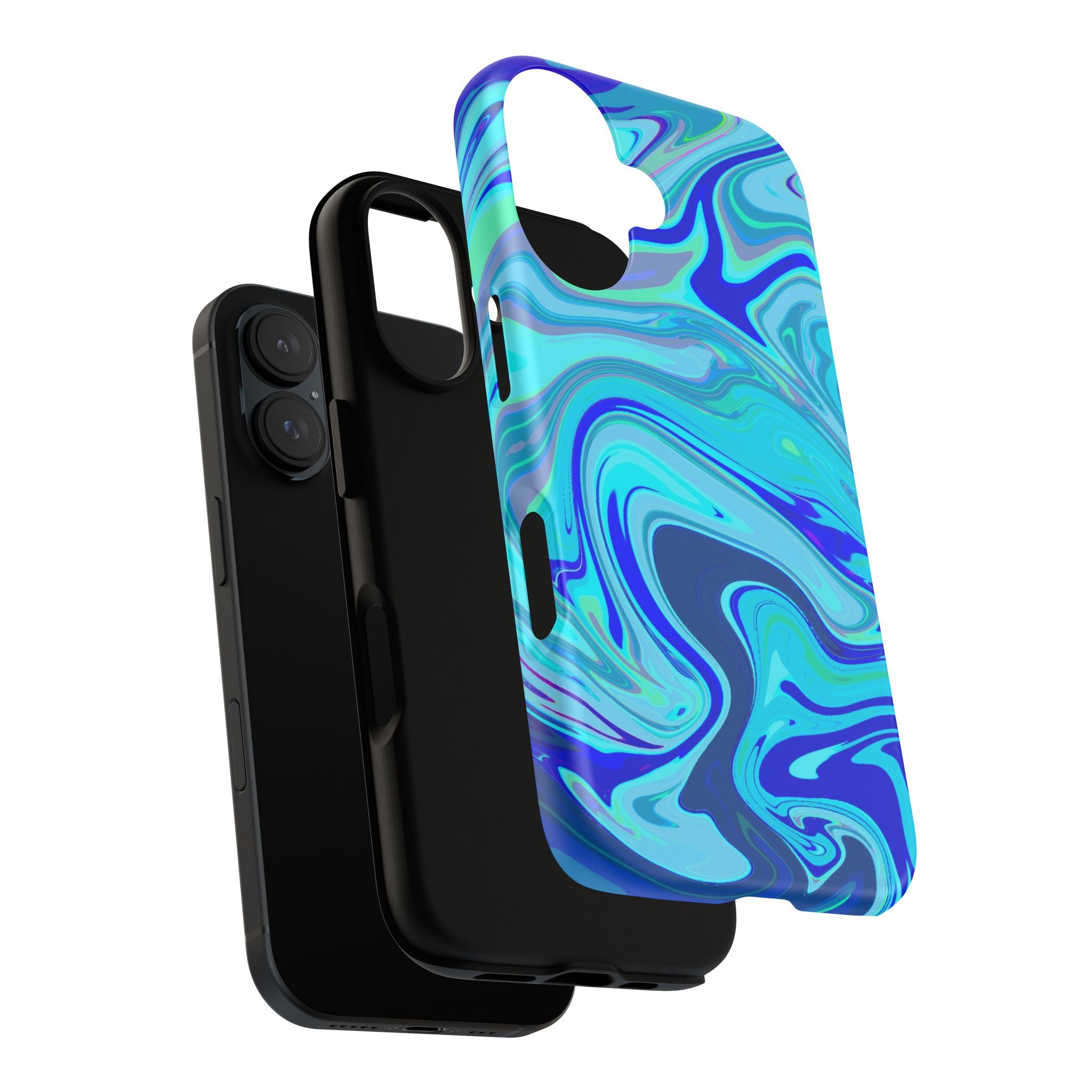Blue Marble Swirl Phone Case | Tough Phone Case