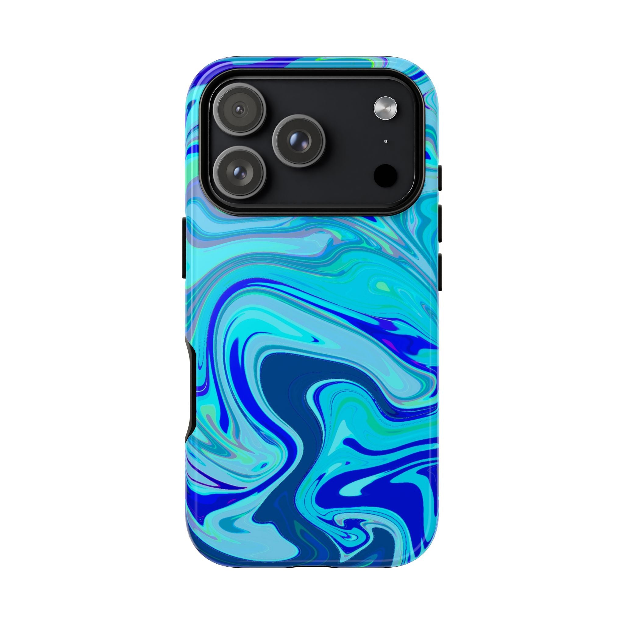 Blue Marble Swirl Phone Case | Tough Phone Case