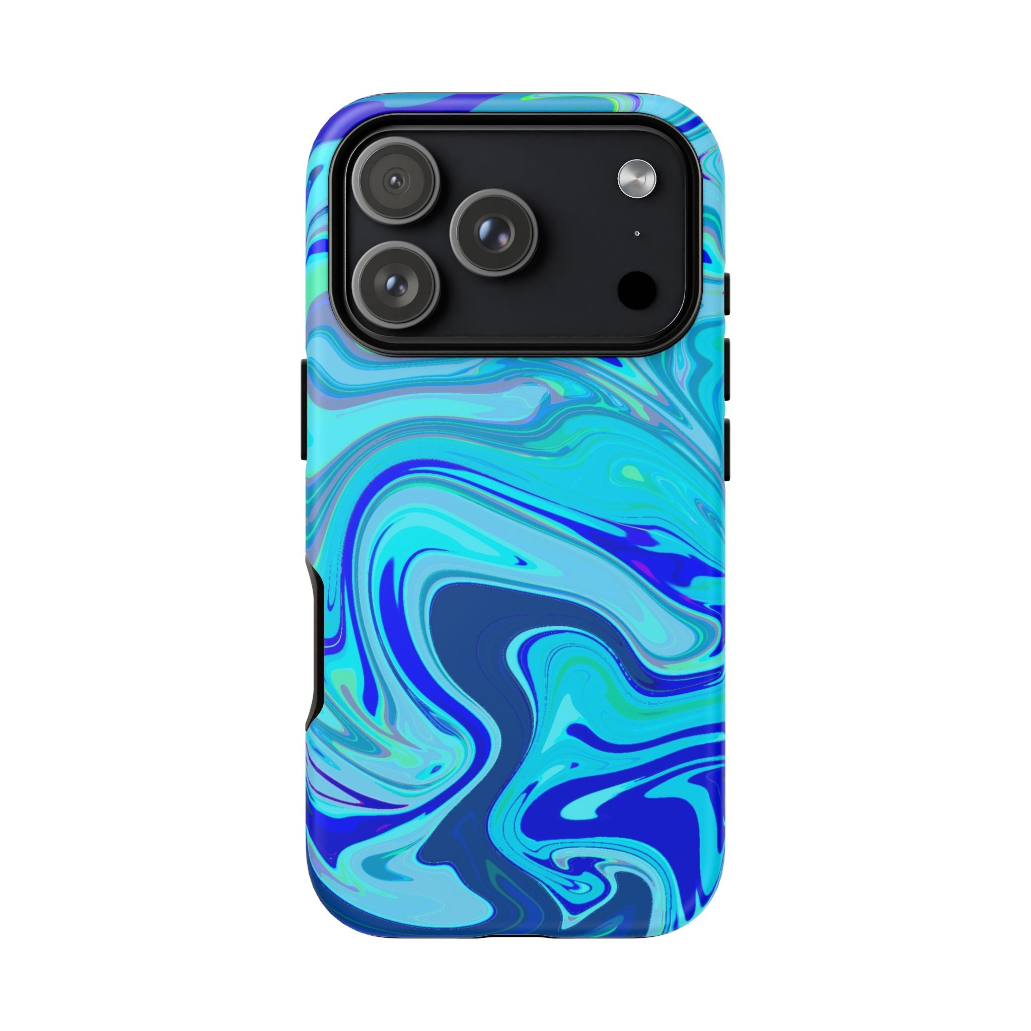 Blue Marble Swirl Phone Case | Tough Phone Case