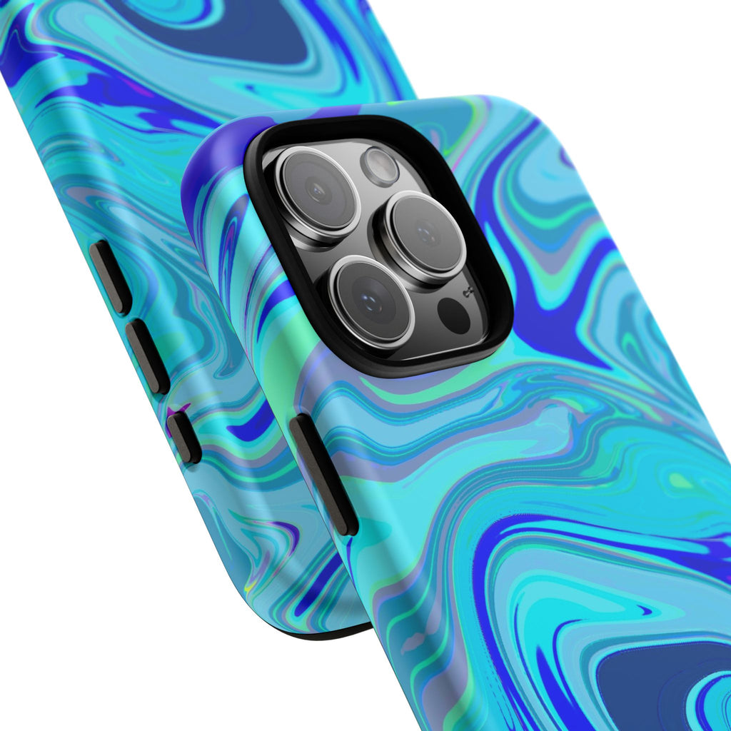 Blue Marble Swirl Phone Case | Tough Phone Case