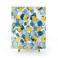 Kids Rubber Duck Shower Curtain — Bubble Bath Bathroom Decor