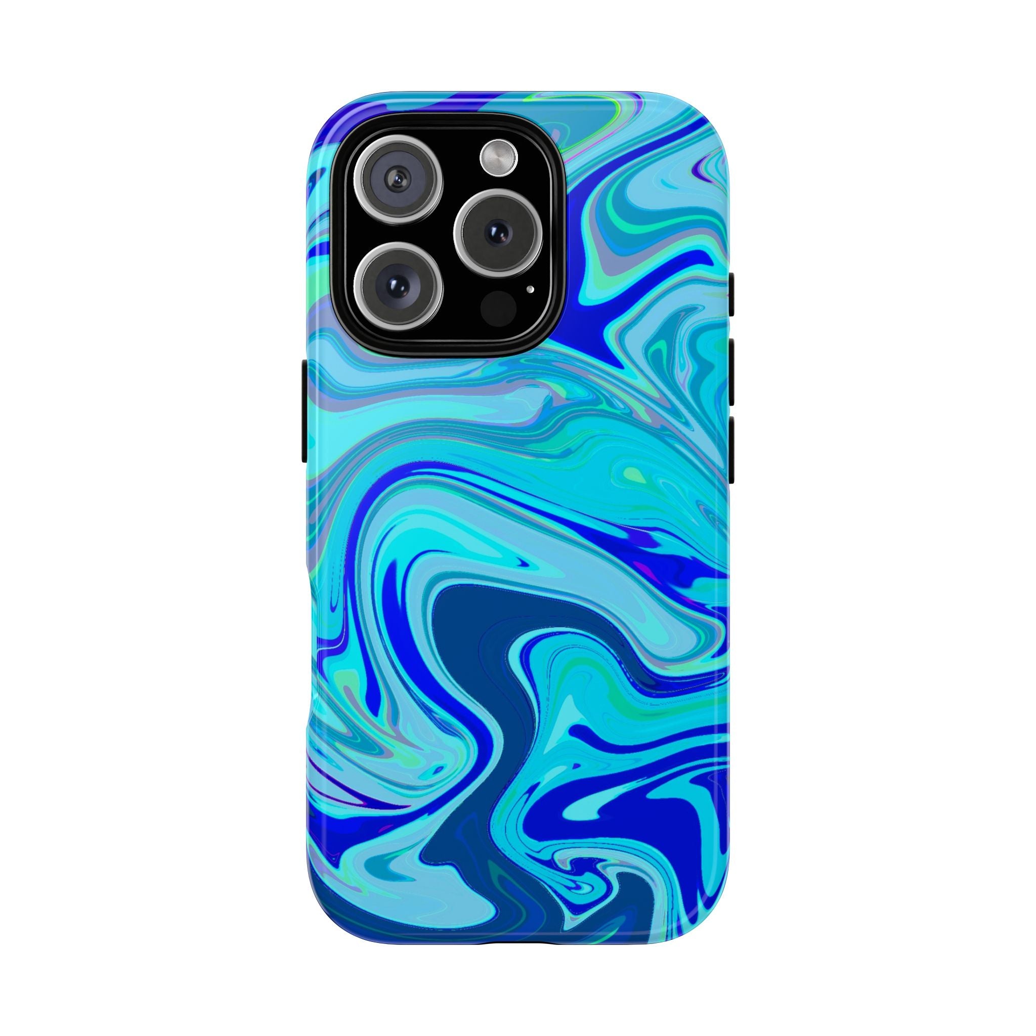 Blue Marble Swirl Phone Case | Tough Phone Case