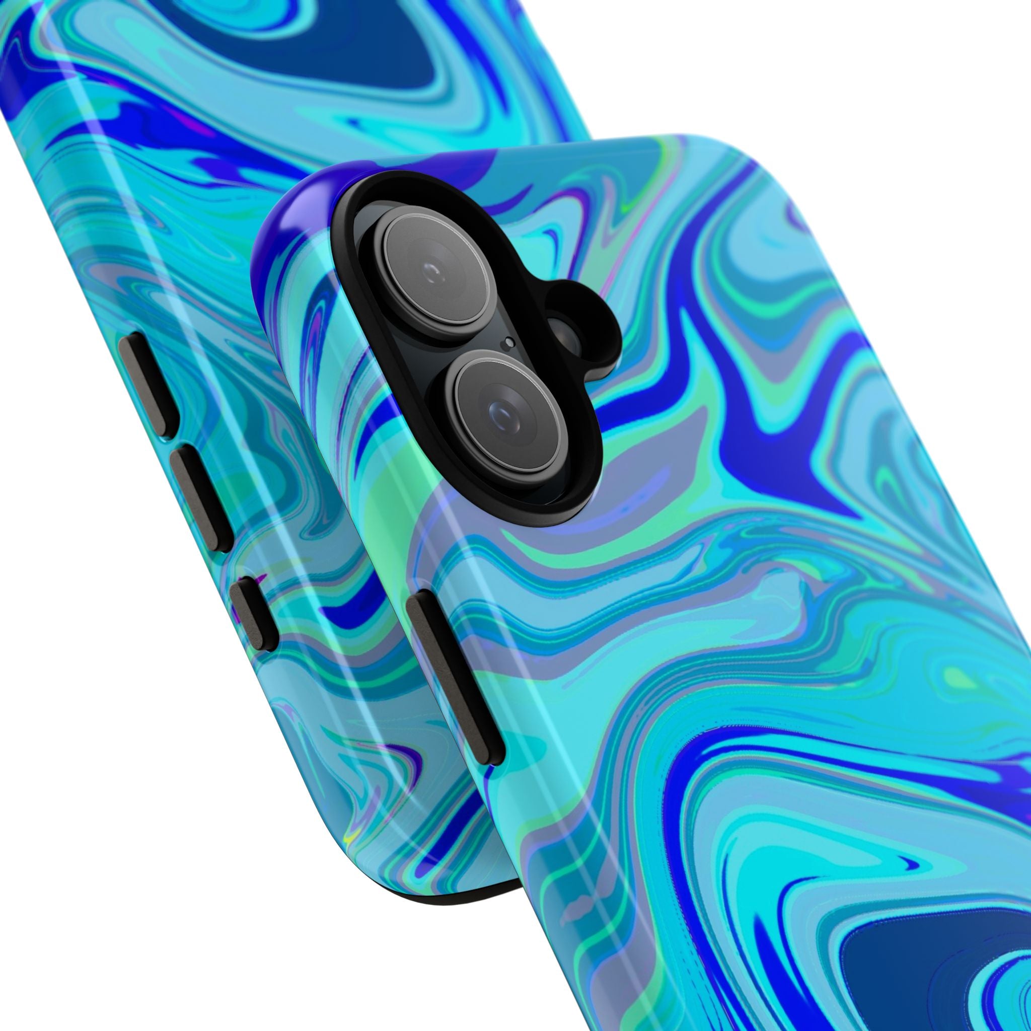 Blue Marble Swirl Phone Case | Tough Phone Case