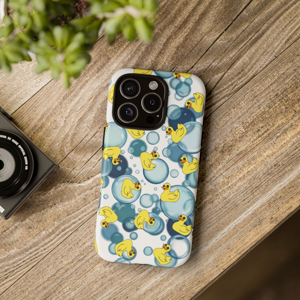 Rubber Duck Bubble Bath Phone Case