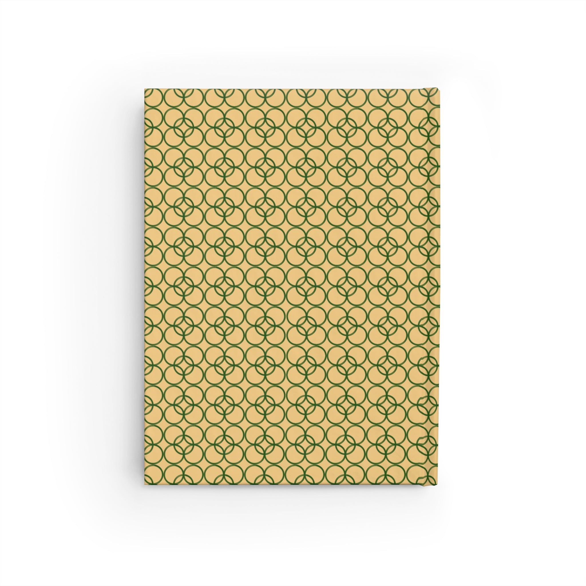 Elegant Green Trellis Ruled Journal — Lined Notebook for Notes & Planning