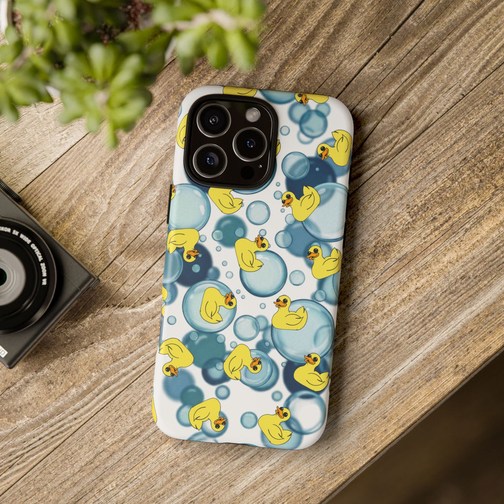 Rubber Duck Bubble Bath Phone Case