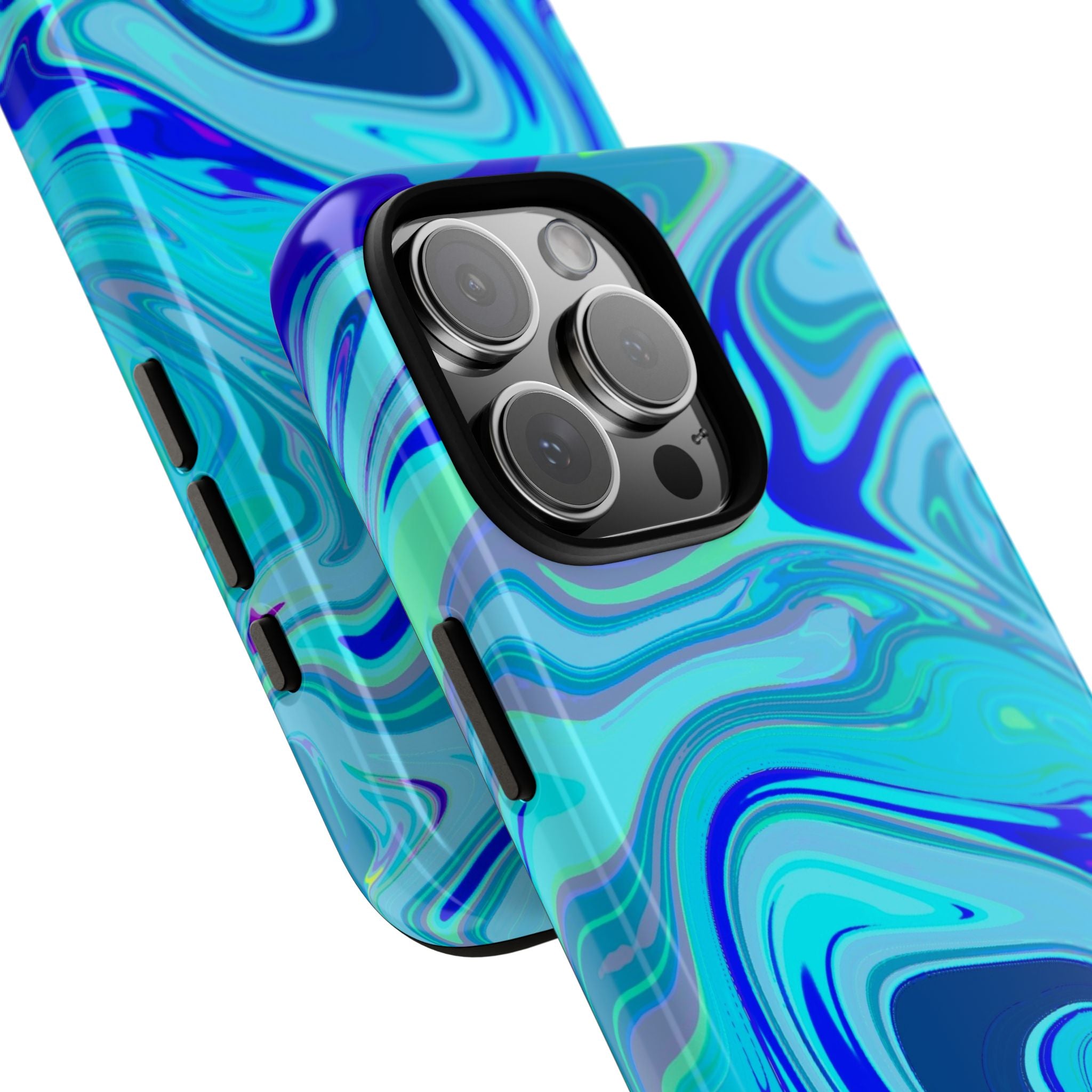 Blue Marble Swirl Phone Case | Tough Phone Case