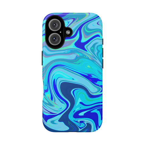Blue Marble Swirl Phone Case | Tough Phone Case